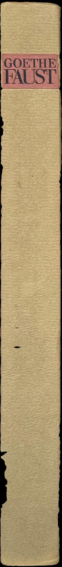 Faust : eine tragödie : Illustriert von Eugène Delacroix spine