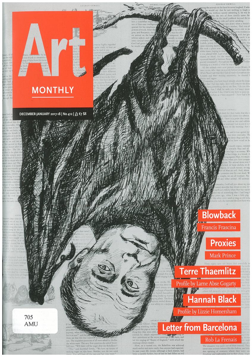 Art monthly (UK) cover