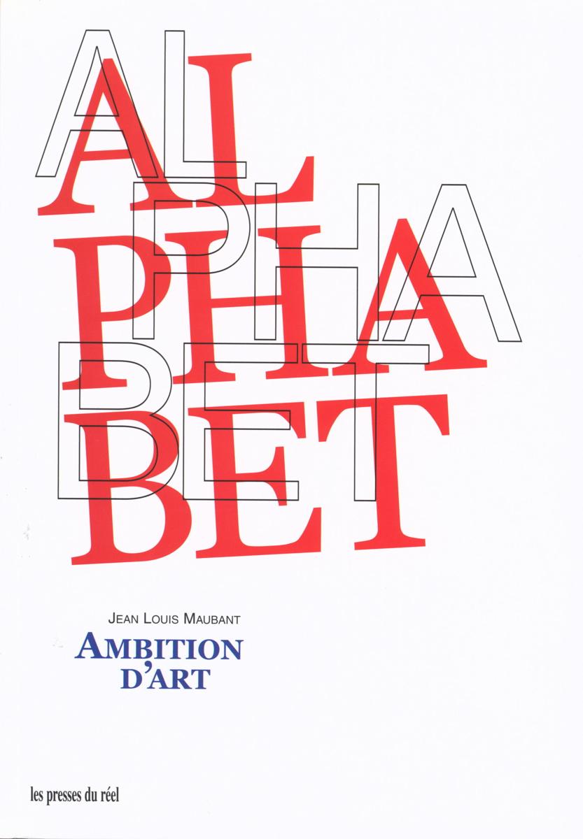 Ambition d'art : volume one : alphabet cover