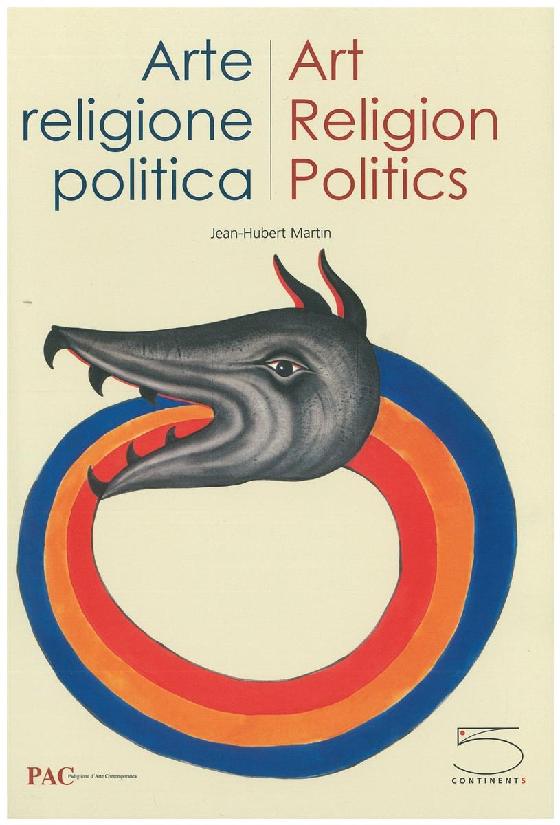 Arte religione politica = art religion politics cover