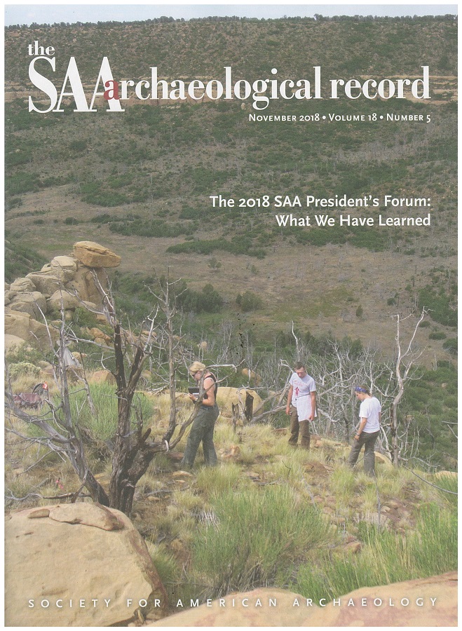 The SAA archaeological record cover