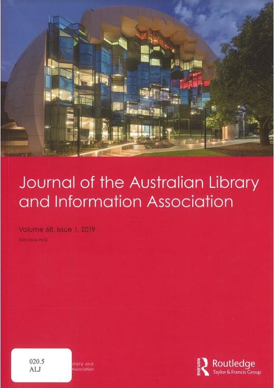 Journal of the Australian Library and Information Association cover