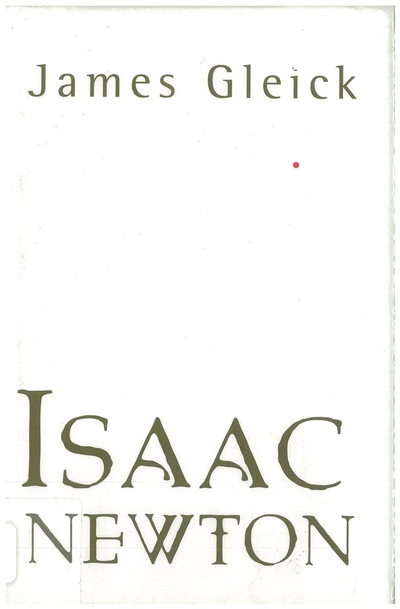 Isaac Newton / James Gleick cover