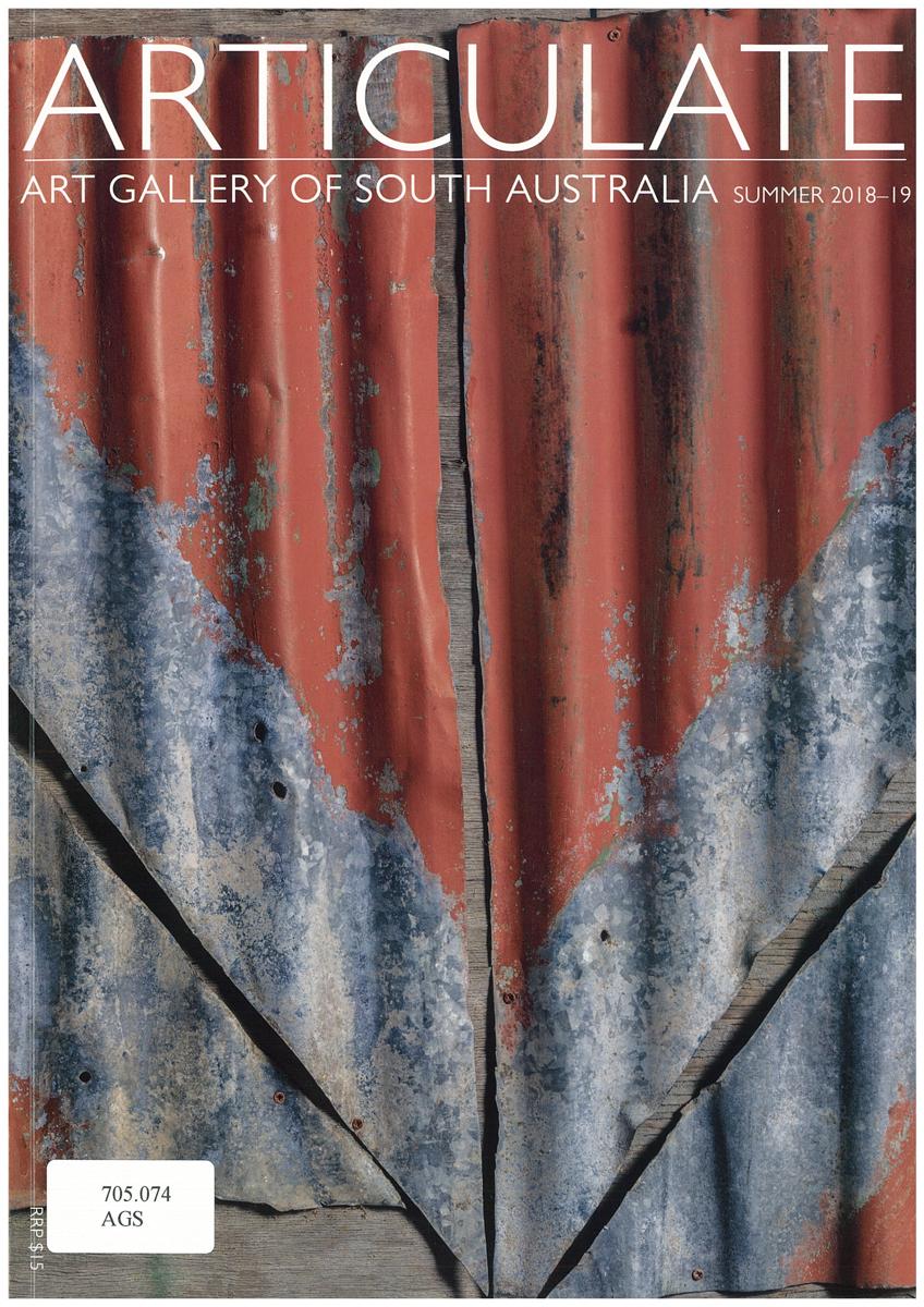 AGSA magazine (formerly Articulate) cover