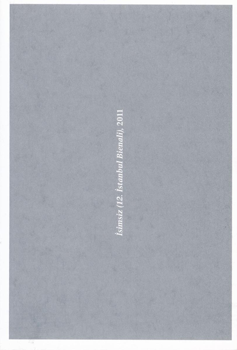 Untitled (12th Istanbul Biennial), 2011 : the companion cover