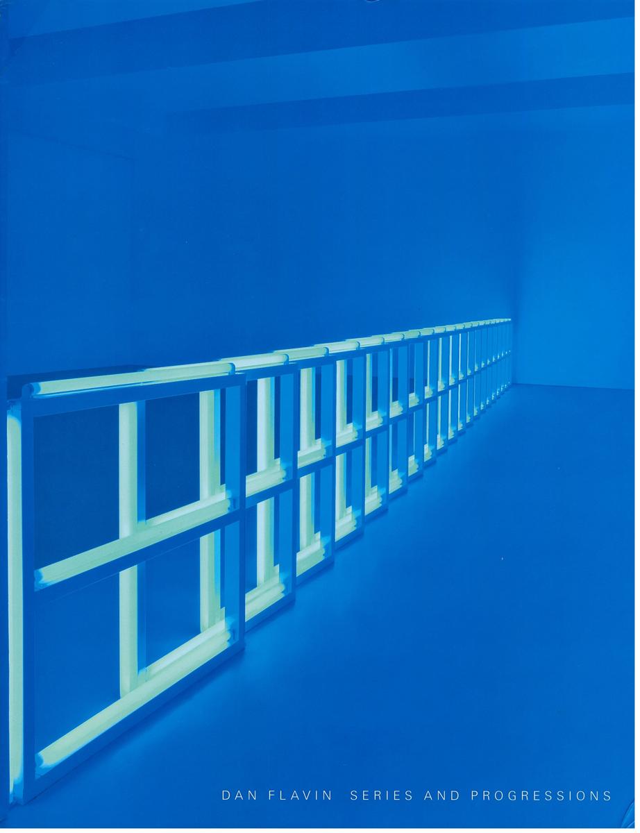 Dan Flavin : series and progressions cover