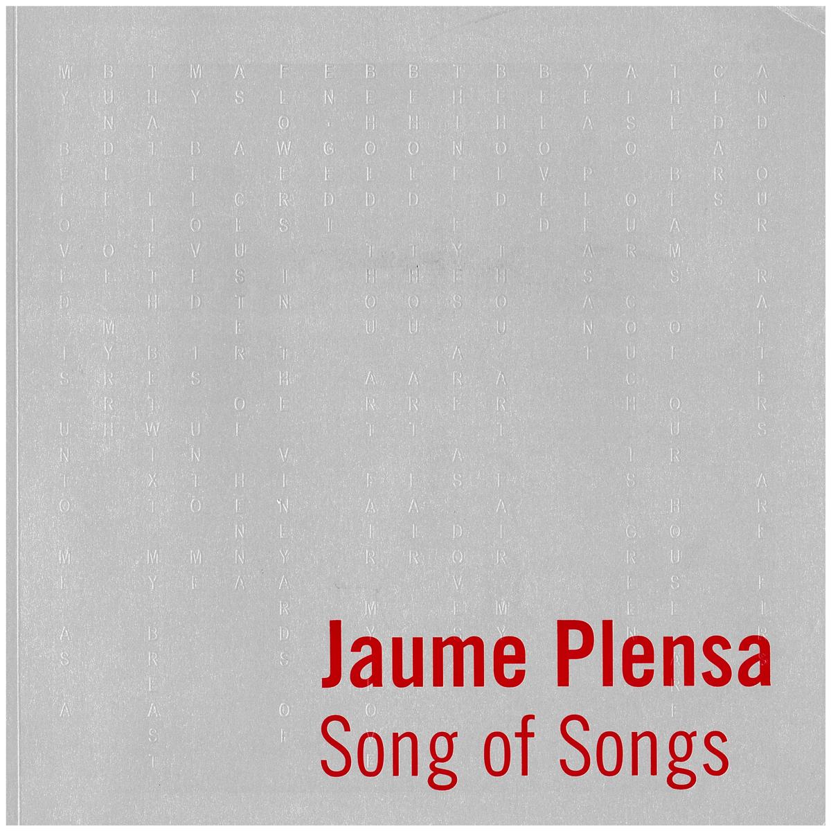 Jaume Plensa : song of songs cover