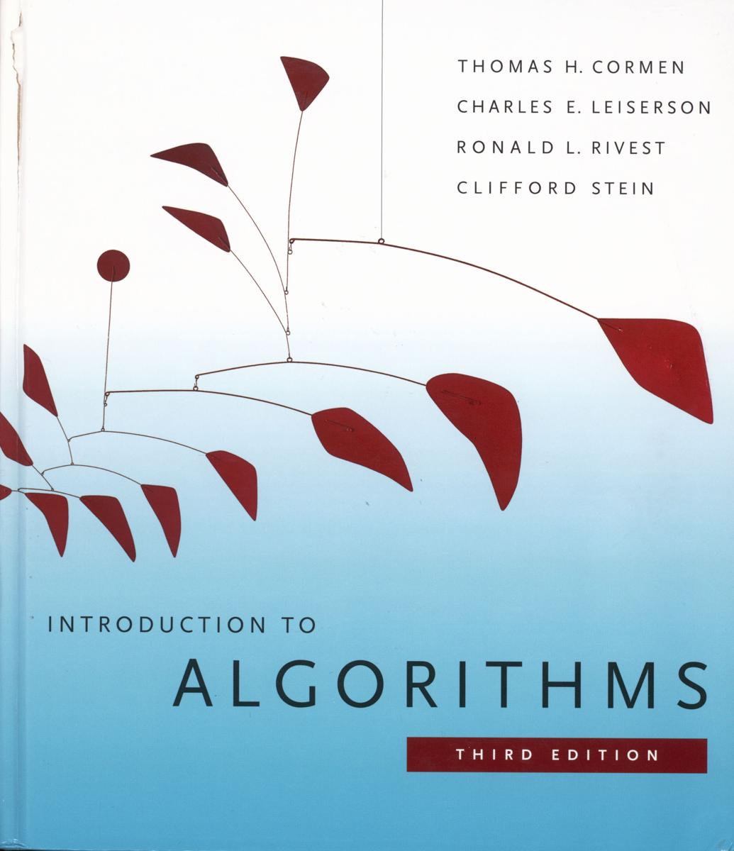 Introduction to algorithms cover