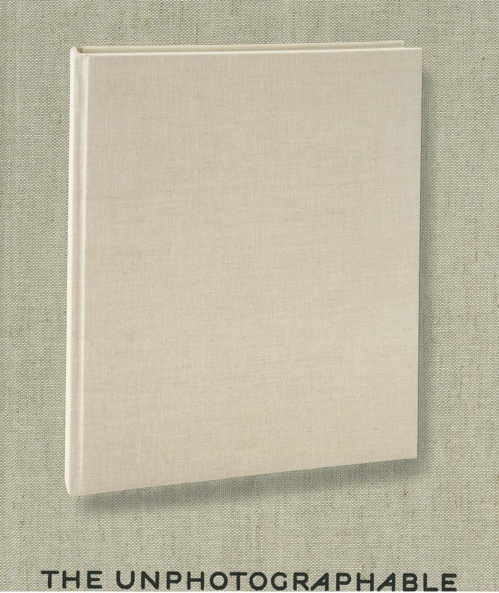 The unphotographable cover