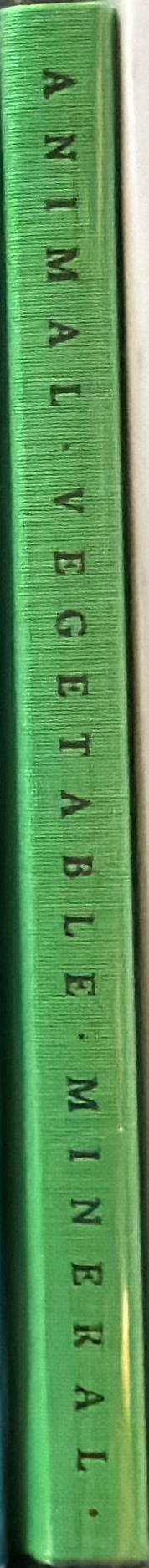 Animal, vegetable, mineral : organising nature, a picture album spine