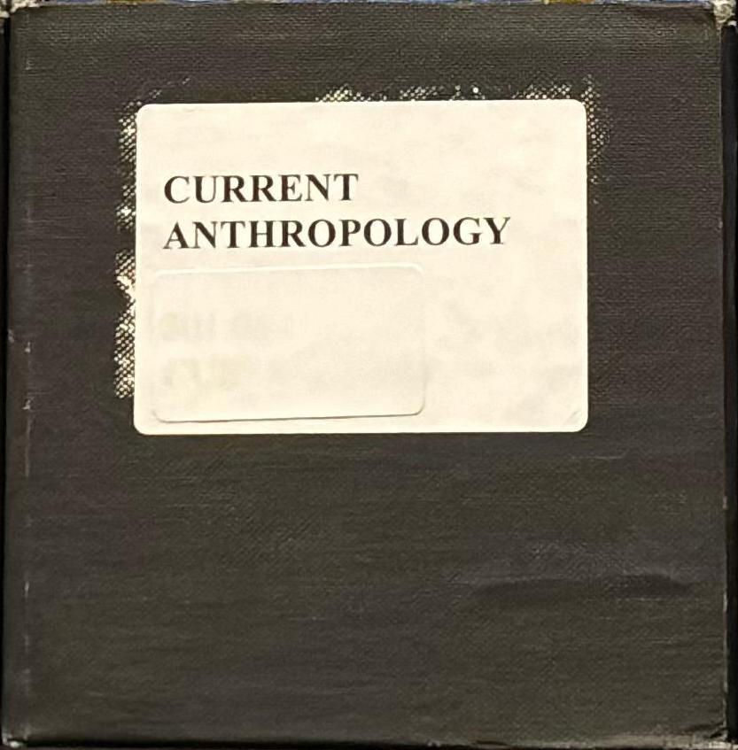 Current anthropology spine