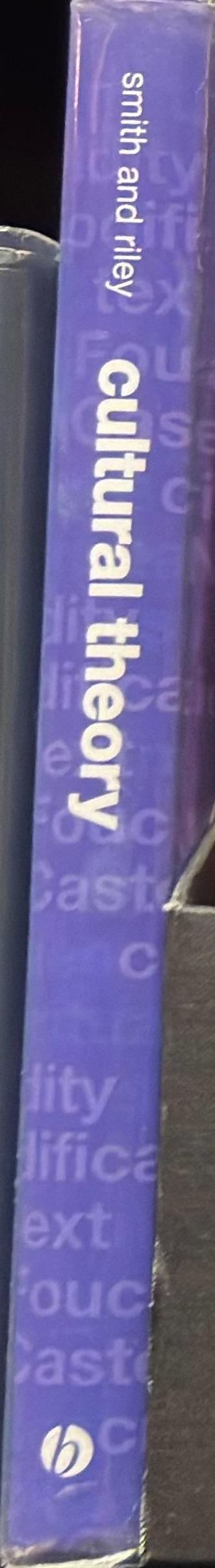 Cultural theory : an introduction spine