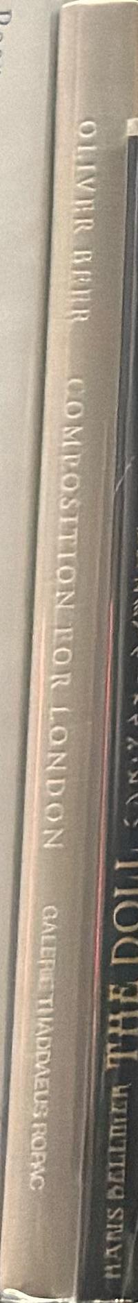 Oliver Beer : composition for London / edited by Oona Doyle, texts by Ben Eastham, Martin Germann spine