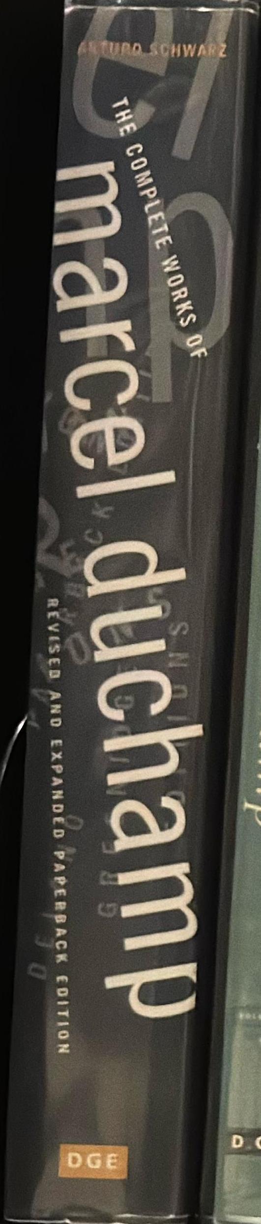 The complete works of Marcel Duchamp : volume one : the text spine