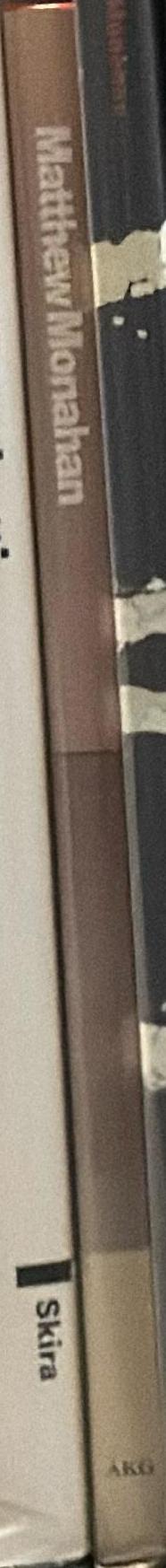 Matthew Monahan : Anton Kern Gallery, October 10-November 15, 2008 spine