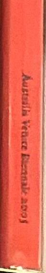 Australia, Venice Biennale 1982 : works by Peter Booth and Rosalie Gascoigne spine