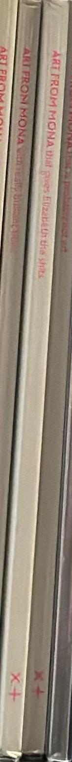 Art from Mona that gives Elizabeth the shits / Museum of Old and New Art spine