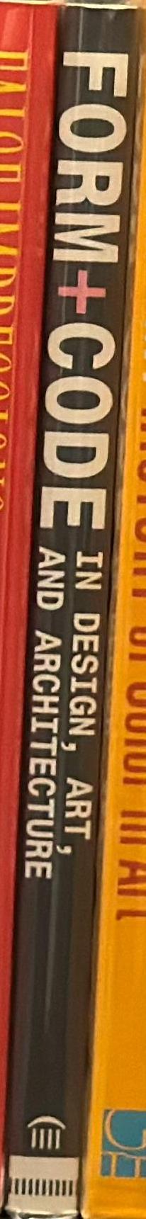 Form + code in design, art and architecture spine