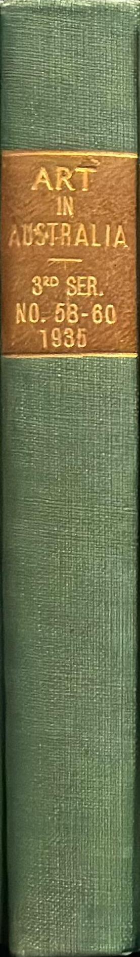 Art & Australia : volume 37, no 4, 2000 spine