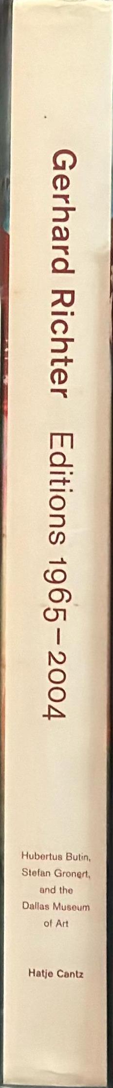 Gerhard Richter : editions 1965-2004 : catalogue raisonne spine