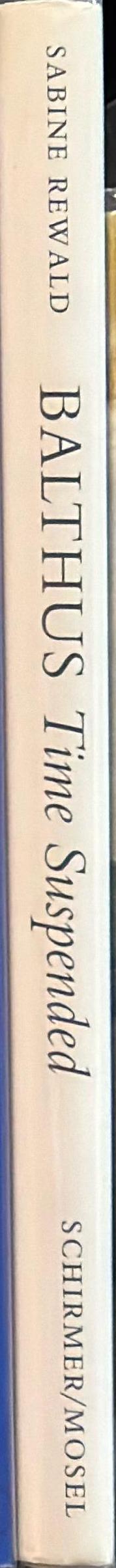 Balthus : time suspended : paintings and drawings 1932-1960 spine