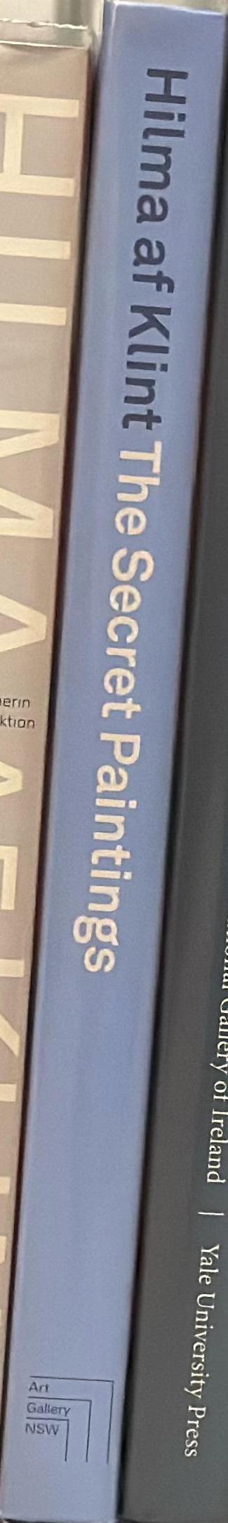 Hilma af Klint : the secret paintings / edited by Sue Cramer with Nicholas Chambers spine