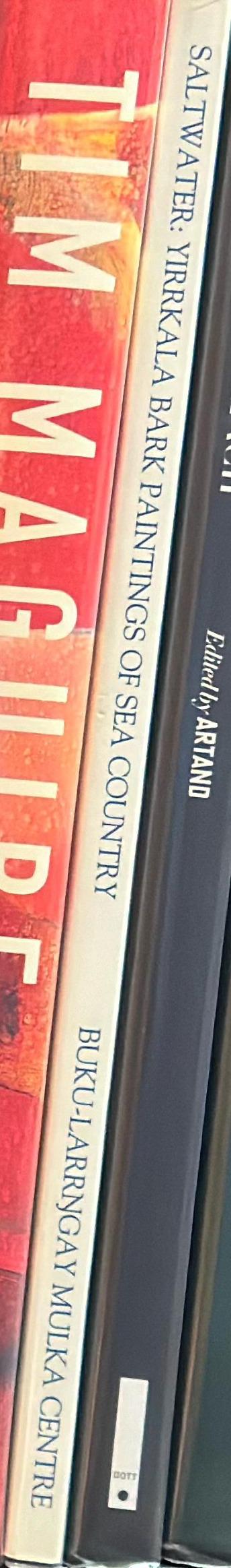 Saltwater : Yirrkala bark paintings of Sea Country : recognising indigenous sea rights spine