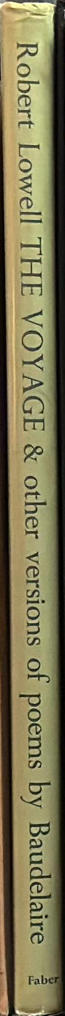 The voyage and other versions of poems by Baudelaire spine