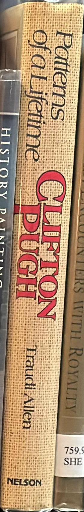 Clifton Pugh : patterns of a lifetime : a biography / by Traudi Allen spine