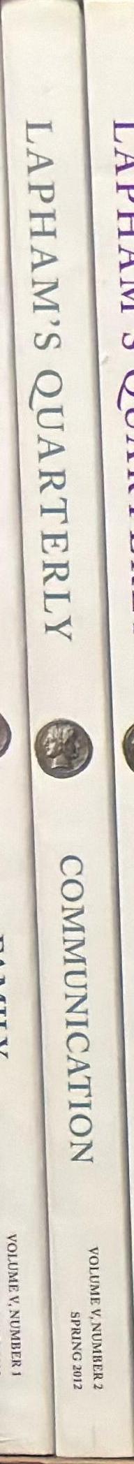 Lapham's quarterly spine