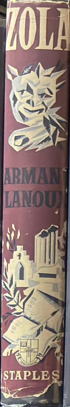 Zola / Armand Lanoux ; translated by Mary Glasgow spine