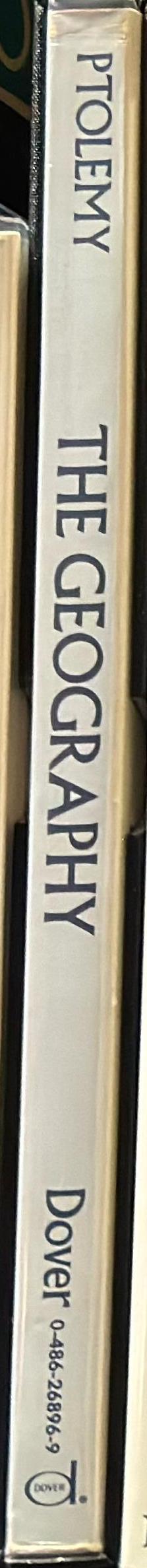 The geography / Claudius Ptolemy ; translated by Edward Luther Stevenson spine