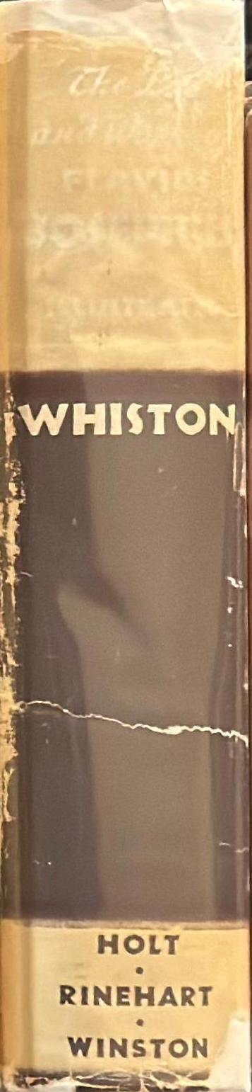 The life and works of Flavius Josephus : the learned and authentic Jewish historian and celebrated warrior : to which are added seven dissertations concerning Jesus Christ, John the Baptist, James the Just, God's command to Abraham, etc spine