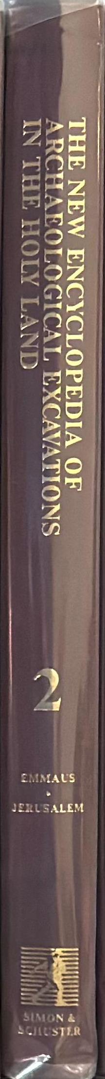 The new encyclopedia of archaeological excavations in the Holy Land : volume 2 / Ephraim Stern, editor spine