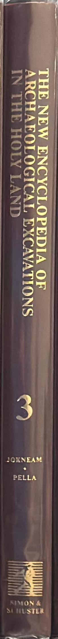 The new encyclopedia of archaeological excavations in the Holy Land : volume 4 spine