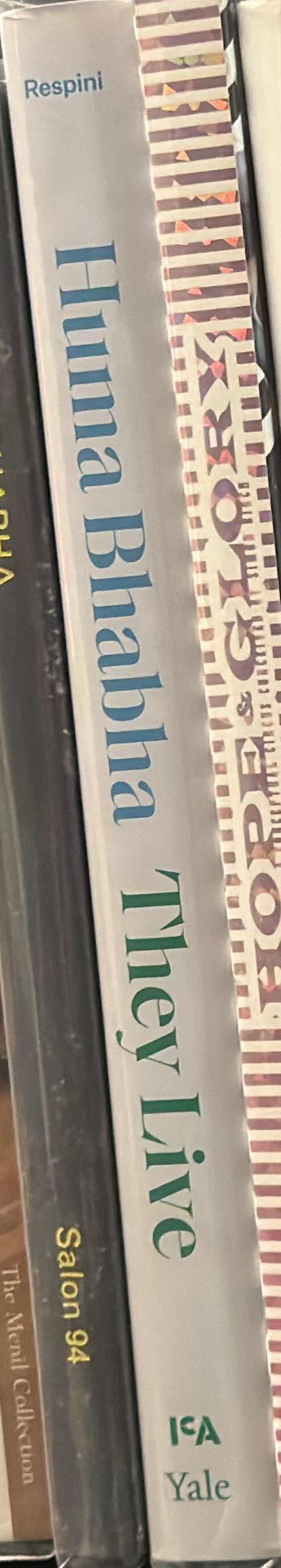 Huma Bhabha : they live / edited by Eva Respini ; contributions by Carter E. Foster [and 4 others] ; conversation between Huma Bhabha and Sterling Ruby spine