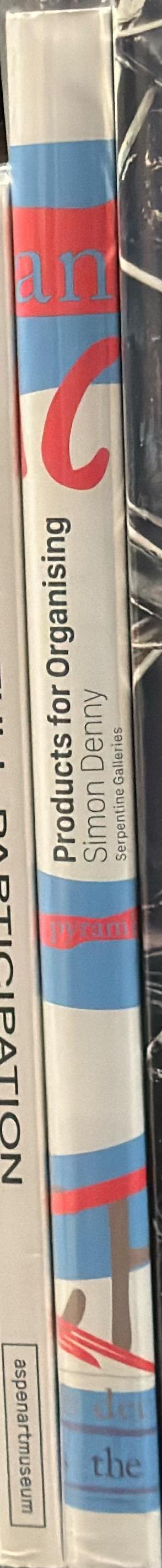 Products for organising / Simon Denny spine