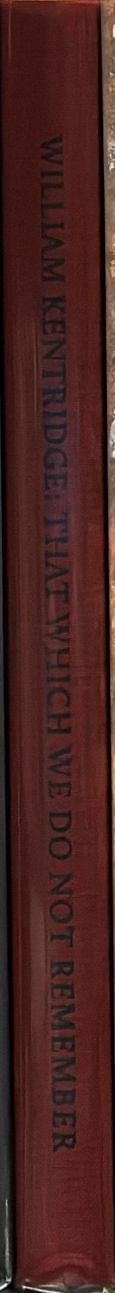 William Kentridge : that which we do not remember / with Jane Taylor spine