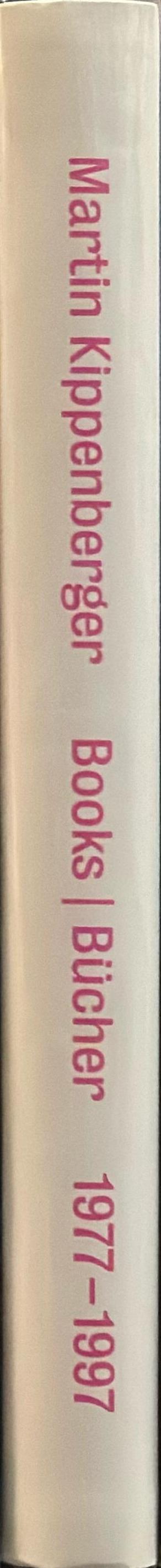 Annotated catalogue raisonne of the books by Martin Kippenberger 1977-1997 spine