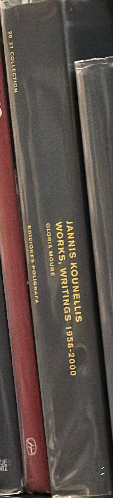 Jannis Kounellis : works, writings 1958-2000 spine