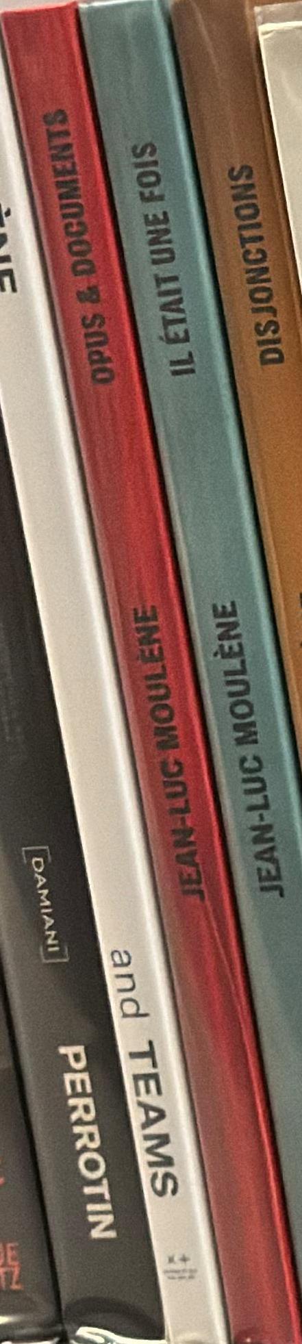 Opus and documents / Jean-Luc Moulène spine