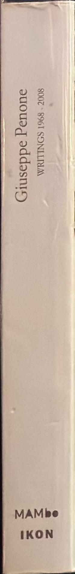 Giuseppe Penone : writings 1968-2008 spine