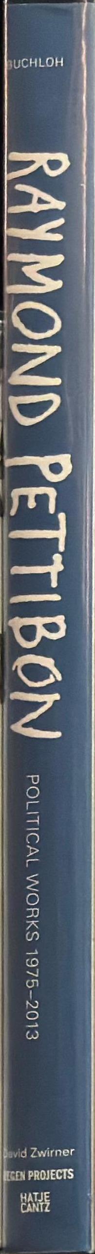 Raymond Pettibon : here's your irony back, political works 1975-2013 / Benjamin H. D. Buchloh spine