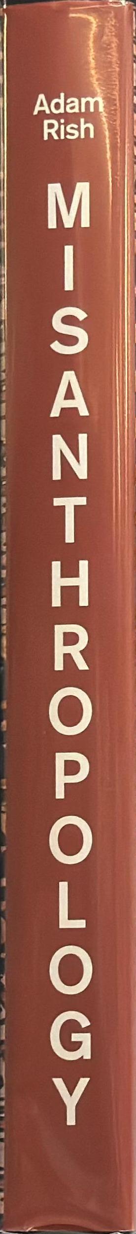 Misanthropology / Adam Rish spine