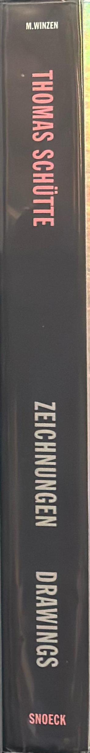 Thomas Schutte : zeichnungen / drawings spine