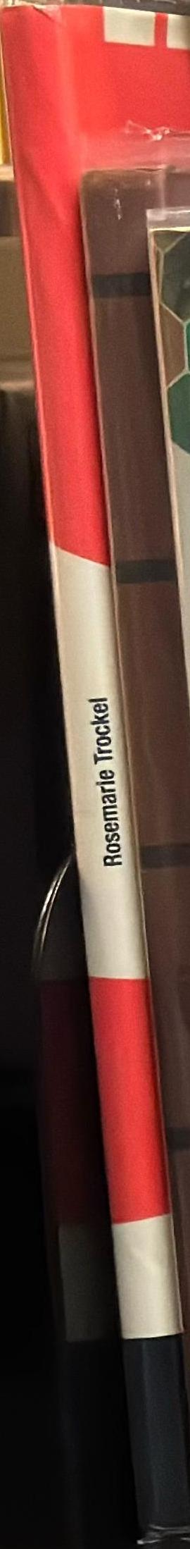 Rosemarie Trockel : Werkgruppen 1986-1998 : Köln, Brüssel, Paris, Wien I, Wien II, Opladen, Schwerte, Düren, Hamburg spine