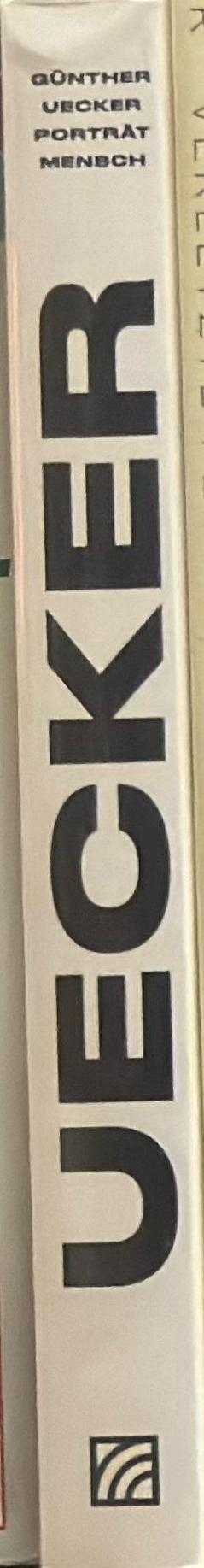 Günther Uecker : porträt mensch spine