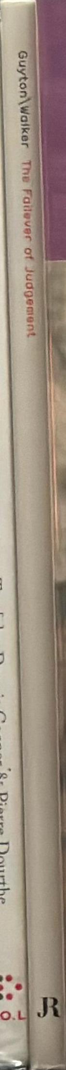 Guyton / Walker : the failever of judgement spine