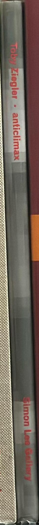 Toby Ziegler : anticlimax / Parveen Adams spine