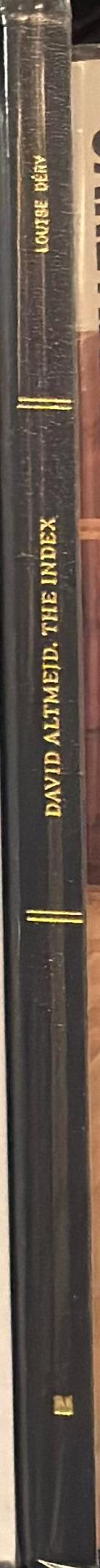 David Altmejd : the index / Louise Dery spine